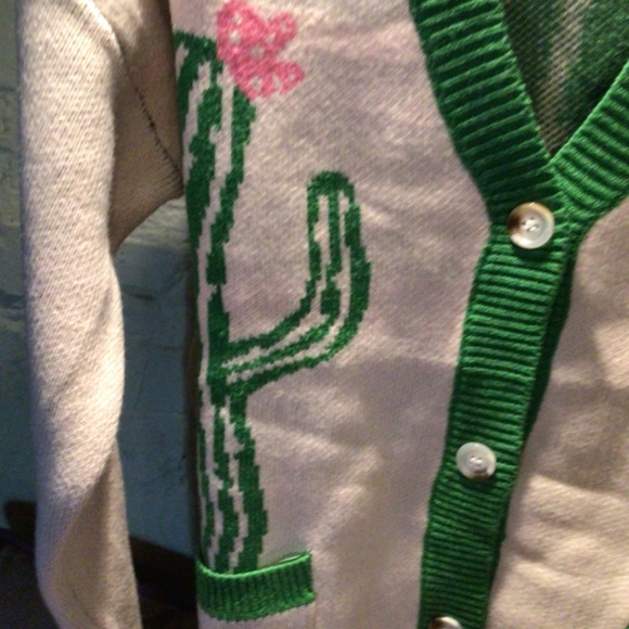 New ! 🔥🔥🍁Boho cactus cardigan - Picture 4 of 5